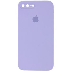 Чохол для iPhone 7 plus / 8 plus Фіолетовий Silicone Case Square Full Camera Protective