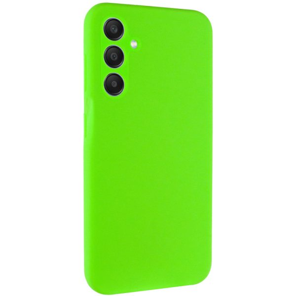 Чохол для Samsung Galaxy A35 Салатовий Silicone Cover Lakshmi Full Camera