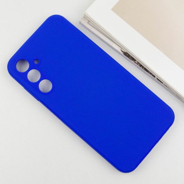 Чохол для Samsung Galaxy A35 Синій Silicone Cover Lakshmi Full Camera - Зображення 3