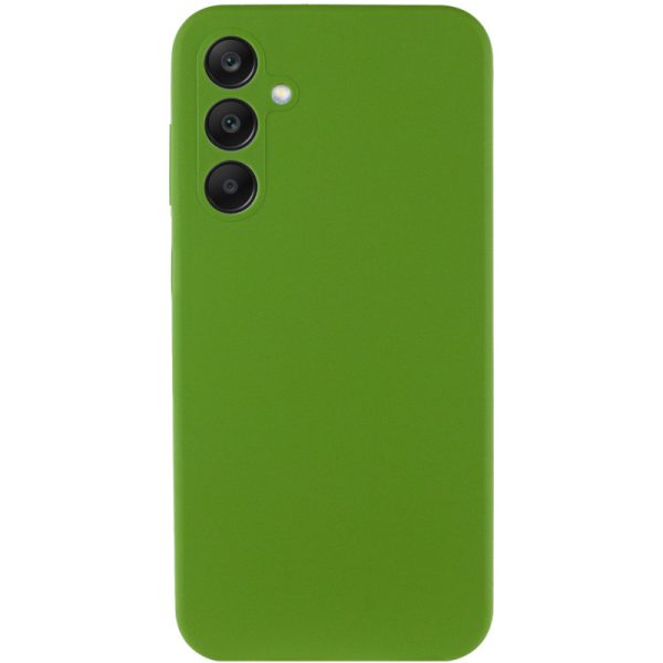 Чохол для Samsung Galaxy A35 Зелений Silicone Cover Lakshmi Full Camera - Зображення 2