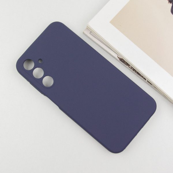 Чохол для Samsung Galaxy A55 Синій Silicone Cover Lakshmi Full Camera - Зображення 3