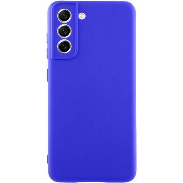 Чохол для Samsung Galaxy S21 FE Синій Silicone Cover Lakshmi Full Camera