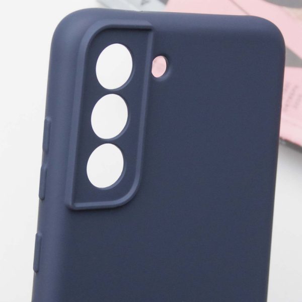 Чохол для Samsung Galaxy S21 FE Синій Silicone Cover Lakshmi Full Camera - Зображення 5