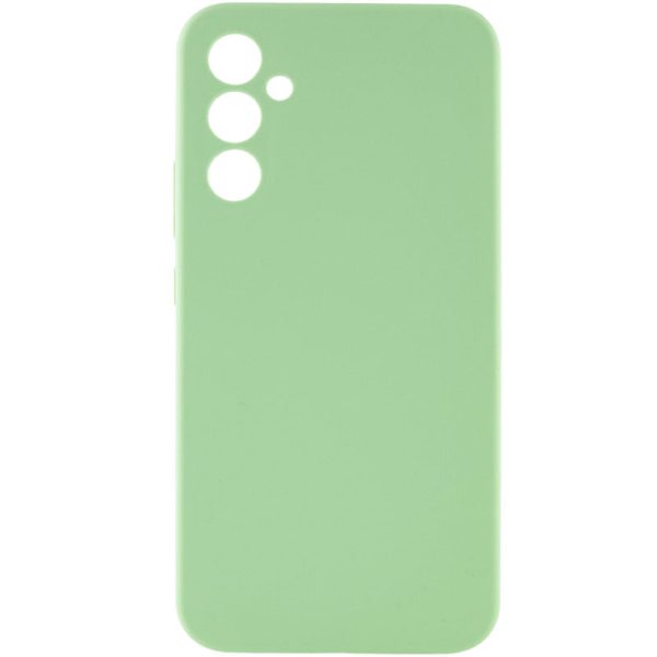 Чохол для Samsung Galaxy A35 М'ятний Silicone Cover Lakshmi Full Camera