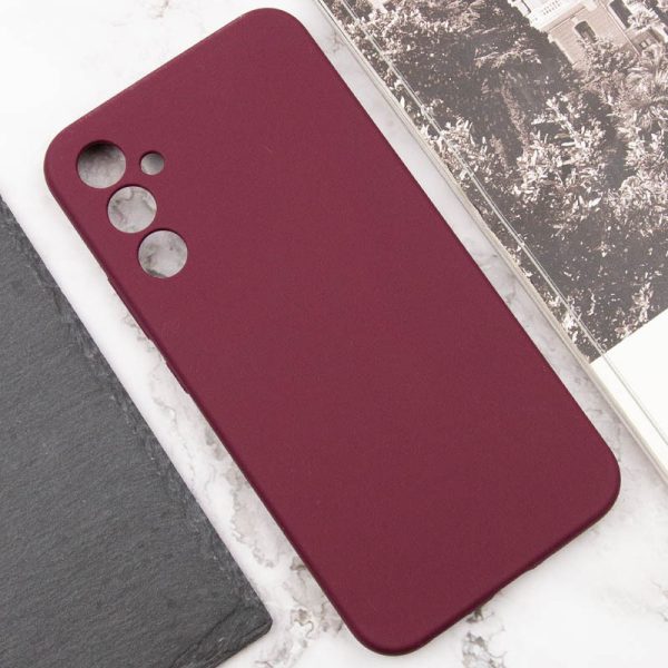 Чохол для Samsung Galaxy A56 5G Бордовий Silicone Cover Lakshmi Full Camera - Зображення 5