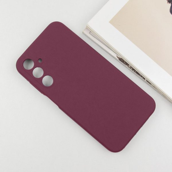 Чохол для Samsung Galaxy S24 FE Бордовий Silicone Cover Lakshmi Full Camera - Зображення 6
