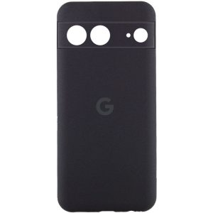 Чохол для Google Pixel 7 Чорний Silicone Cover Lakshmi Full Camera with Logo