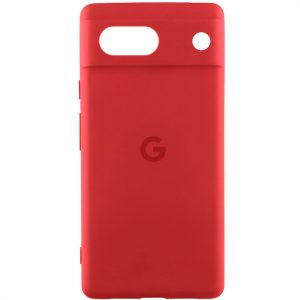 Чохол для Google Pixel 7a Червоний Silicone Cover Lakshmi Full Camera with Logo