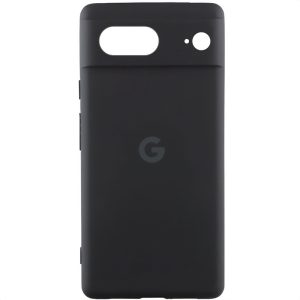 Чохол для Google Pixel 8 Чорний Silicone Cover Lakshmi Full Camera with Logo
