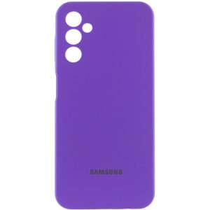 Чохол для Samsung Galaxy A24 4G Фіолетовий Silicone Cover Lakshmi Full Camera with Logo