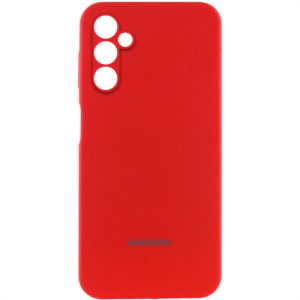 Чохол для Samsung Galaxy A24 4G Червоний Silicone Cover Lakshmi Full Camera with Logo