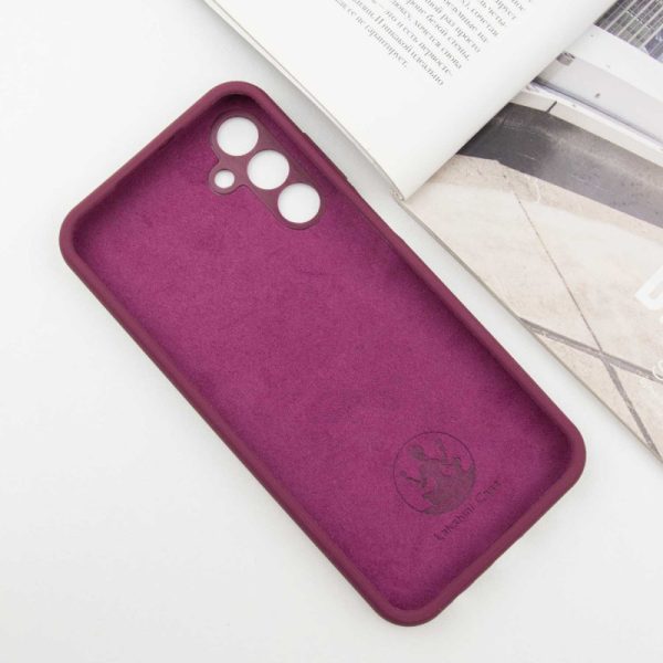 Чохол для Samsung Galaxy A36 Бордовий Silicone Cover Lakshmi Full Camera with Logo - Зображення 3