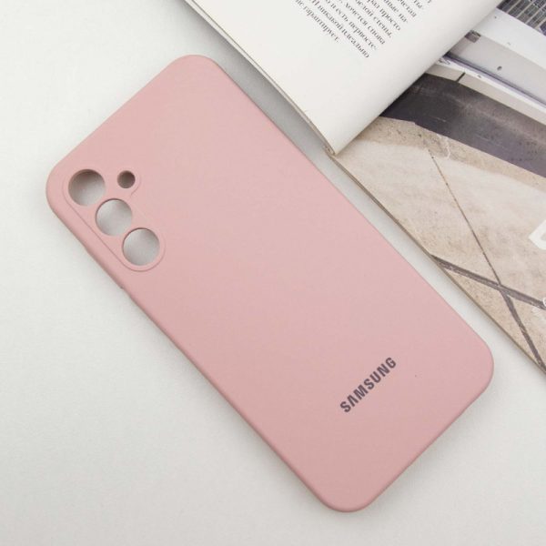 Чохол для Samsung Galaxy A36 Рожевий Silicone Cover Lakshmi Full Camera with Logo - Зображення 2