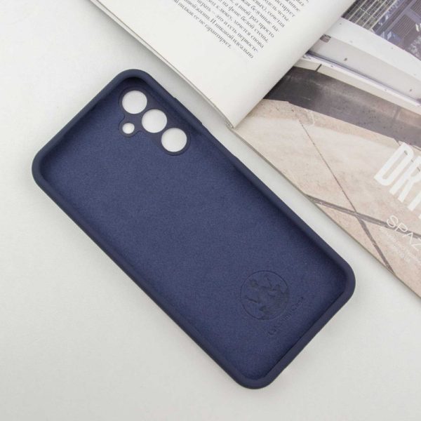Чохол для Samsung Galaxy A36 Синій Silicone Cover Lakshmi Full Camera with Logo - Зображення 3