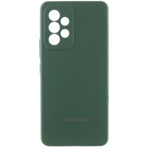 Чохол для Samsung Galaxy A53 5G Зелений Silicone Cover Lakshmi Full Camera with Logo