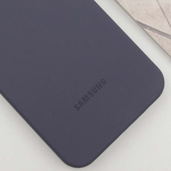 Чохол для Samsung Galaxy A54 5G Сірий Silicone Cover Lakshmi Full Camera with Logo - Зображення 5
