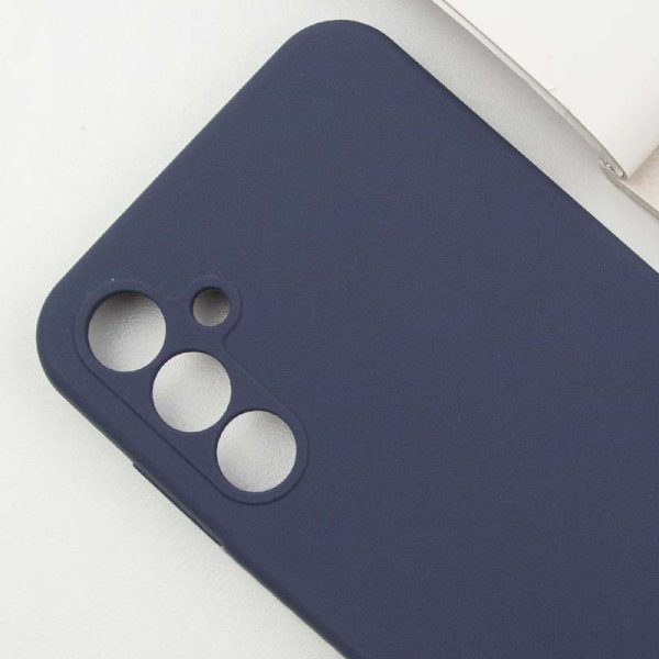 Чохол для Samsung Galaxy A54 5G Синій Silicone Cover Lakshmi Full Camera with Logo - Зображення 5