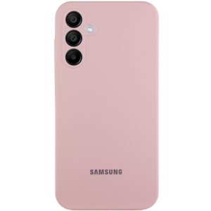 Чохол для Samsung Galaxy S23 FE Рожевий Silicone Cover Lakshmi Full Camera with Logo