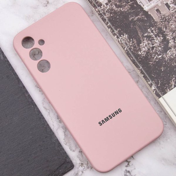 Чохол для Samsung Galaxy S23 FE Рожевий Silicone Cover Lakshmi Full Camera with Logo - Зображення 5