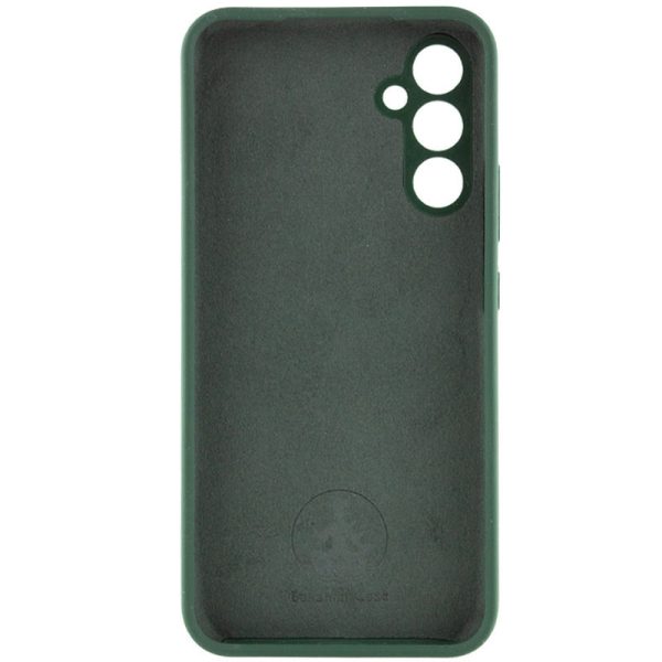 Чохол для Samsung Galaxy S23 FE Зелений Silicone Cover Lakshmi Full Camera with Logo - Зображення 3
