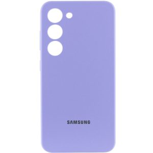 Чохол для Samsung Galaxy S23 Фіолетовий Silicone Cover Lakshmi Full Camera with Logo