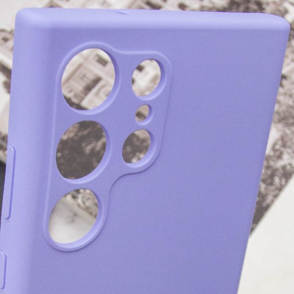 Чохол для Samsung Galaxy S23 Ultra Фіолетовий Silicone Cover Lakshmi Full Camera with Logo - Зображення 6