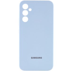 Чохол для Samsung Galaxy S24+ Блакитний Silicone Cover Lakshmi Full Camera with Logo