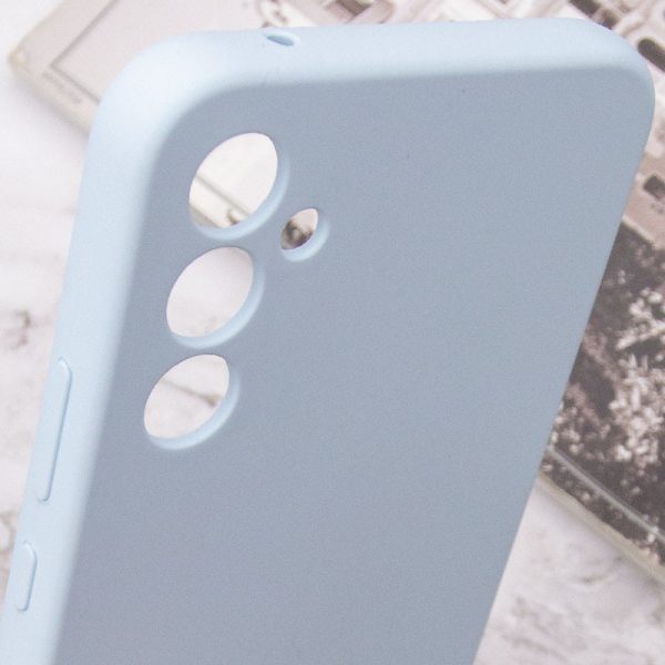 Чохол для Samsung Galaxy S24+ Блакитний Silicone Cover Lakshmi Full Camera with Logo - Зображення 4