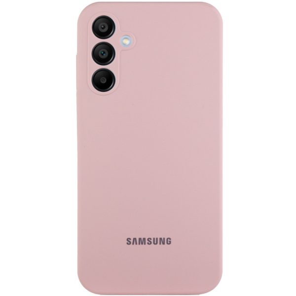 Чохол для Samsung Galaxy S25+ Рожевий Silicone Cover Lakshmi Full Camera with Logo