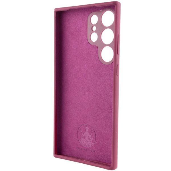 Чохол для Samsung Galaxy S25 Ultra Бордовий Silicone Cover Lakshmi Full Camera with Logo - Зображення 3