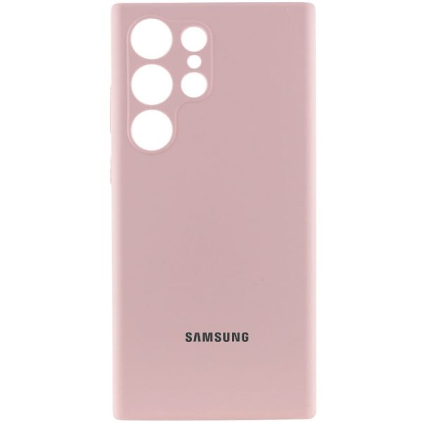 Чохол для Samsung Galaxy S25 Ultra Рожевий Silicone Cover Lakshmi Full Camera with Logo