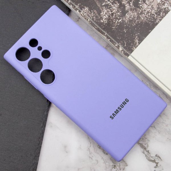 Чохол для Samsung Galaxy S25 Ultra Фіолетовий Silicone Cover Lakshmi Full Camera with Logo - Зображення 5