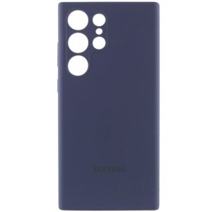 Чохол для Samsung Galaxy S25 Ultra Синій Silicone Cover Lakshmi Full Camera with Logo