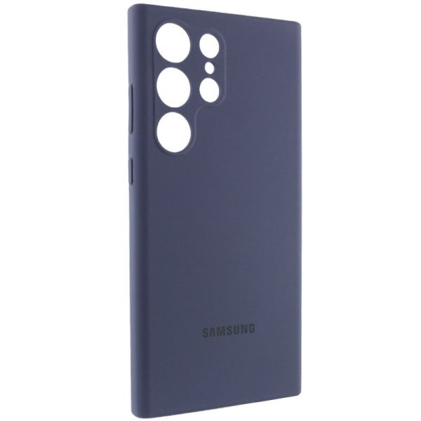 Чохол для Samsung Galaxy S25 Ultra Синій Silicone Cover Lakshmi Full Camera with Logo - Зображення 2