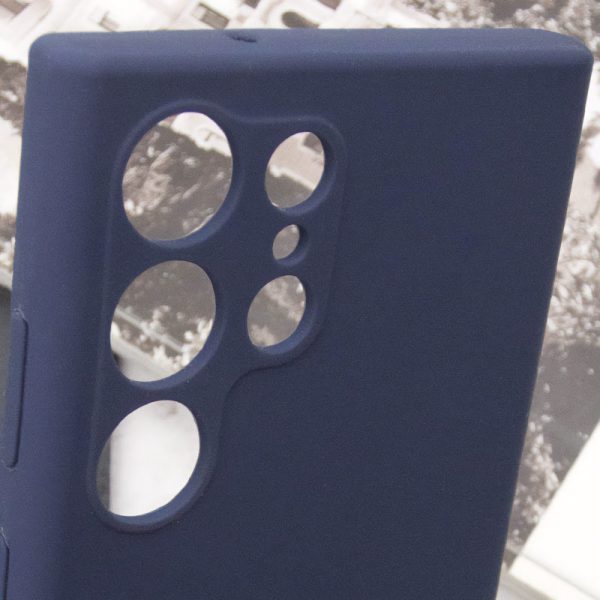 Чохол для Samsung Galaxy S25 Ultra Синій Silicone Cover Lakshmi Full Camera with Logo - Зображення 6