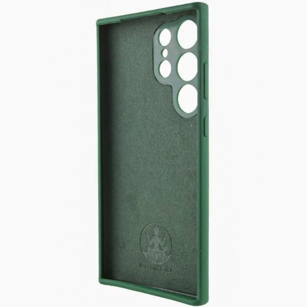 Чохол для Samsung Galaxy S25 Ultra Зелений Silicone Cover Lakshmi Full Camera with Logo - Зображення 2