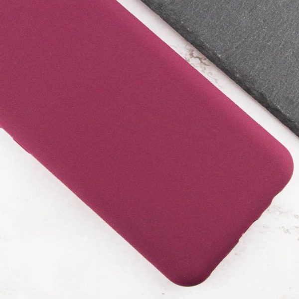 Чохол для Samsung Galaxy A06 Бордовий TPU GETMAN Liquid Silk Full Camera - Зображення 4
