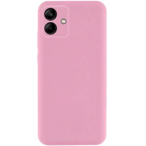 Чохол для Samsung Galaxy A06 Рожевий TPU GETMAN Liquid Silk Full Camera