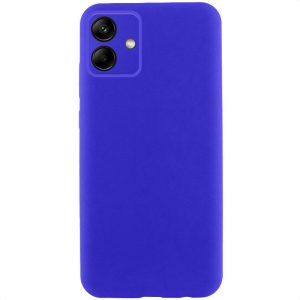 Чохол для Samsung Galaxy A06 Синій TPU GETMAN Liquid Silk Full Camera