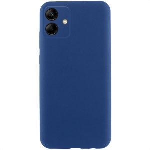 Чохол для Samsung Galaxy A06 Синій TPU GETMAN Liquid Silk Full Camera