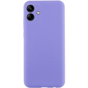 Чохол для Samsung Galaxy A06 Фіолетовий TPU GETMAN Liquid Silk Full Camera