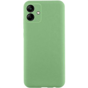 Чохол для Samsung Galaxy A06 Зелений TPU GETMAN Liquid Silk Full Camera