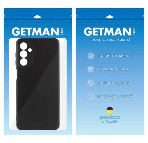 Чохол для Samsung Galaxy A24 4G Чорний TPU GETMAN Liquid Silk Full Camera - Зображення 5
