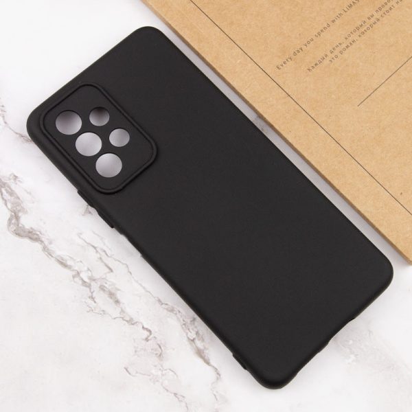 Чохол для Samsung Galaxy A33 5G Чорний TPU GETMAN Liquid Silk Full Camera - Зображення 4
