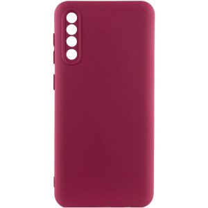 Чохол для Samsung Galaxy A50 (A505F) / A50s / A30s Бордовий TPU GETMAN Liquid Silk Full Camera