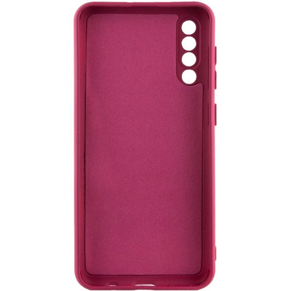 Чохол для Samsung Galaxy A50 (A505F) / A50s / A30s Бордовий TPU GETMAN Liquid Silk Full Camera - Зображення 3