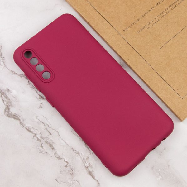 Чохол для Samsung Galaxy A50 (A505F) / A50s / A30s Бордовий TPU GETMAN Liquid Silk Full Camera - Зображення 4