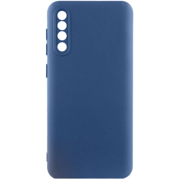 Чохол для Samsung Galaxy A50 (A505F) / A50s / A30s Синій TPU GETMAN Liquid Silk Full Camera