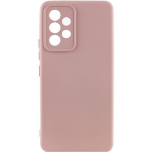 Чохол для Samsung Galaxy A53 5G Рожевий TPU GETMAN Liquid Silk Full Camera