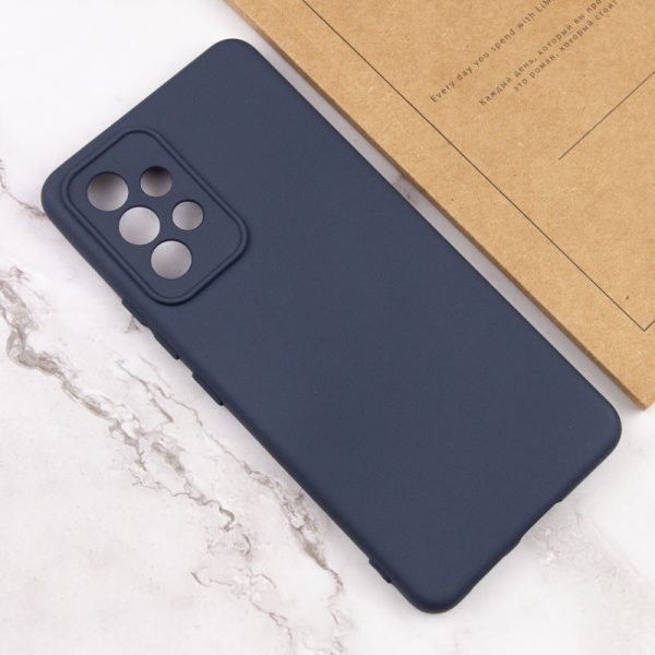 Чохол для Samsung Galaxy A53 5G Синій TPU GETMAN Liquid Silk Full Camera - Зображення 4
